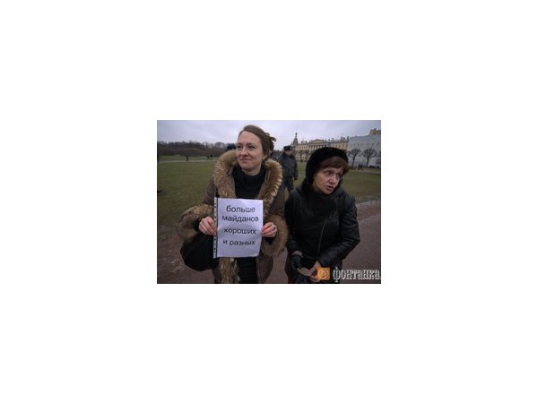 Двое помощников Милонова были задержаны на митинге в поддержку майдана