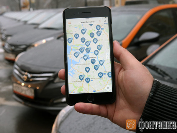 Петербург укладывают на каршеринг
