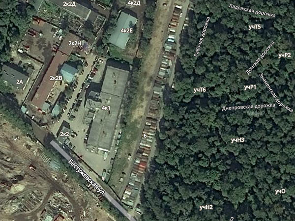 Военное овощехранилище с видом на некрополь