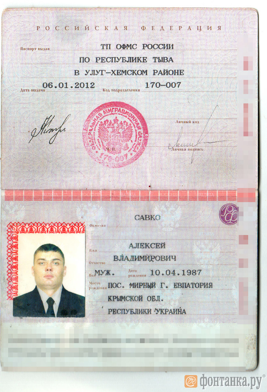 Паспорт 1987 года рождения