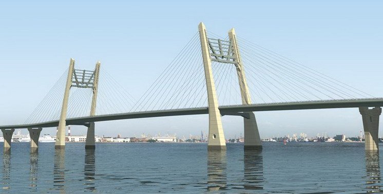 Проект круглосуточного моста через Большую Неву в составе ЗСД