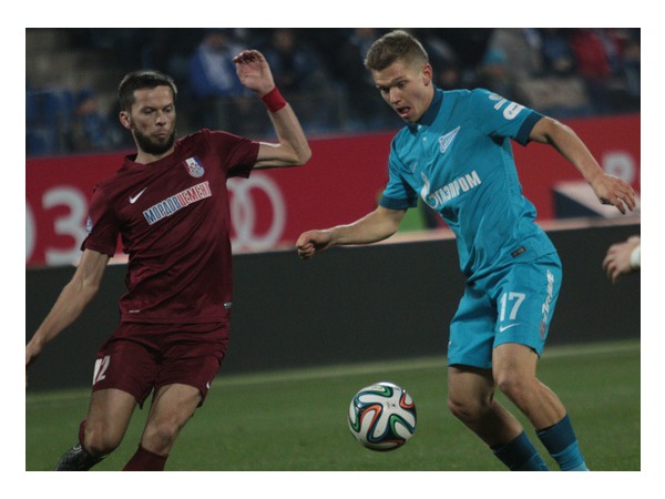 «Зенит» обыграл «Мордовию» со счетом 5:0
