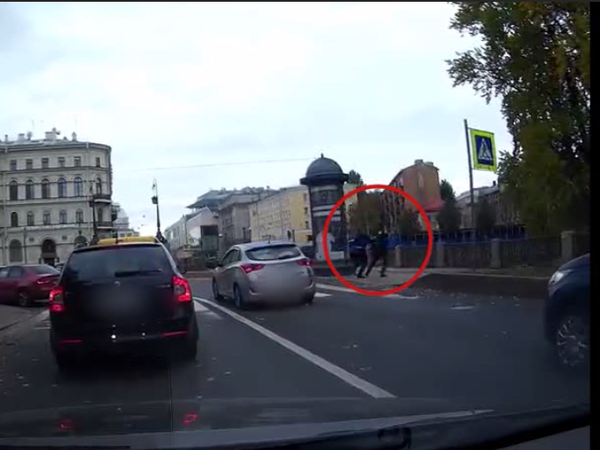 Водитель скинул пешехода в Крюков канал