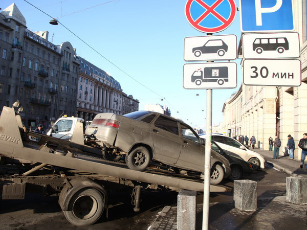 Особенности штрафной эвакуации в Петербурге