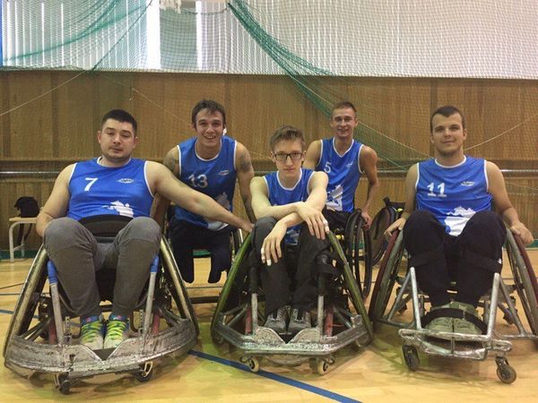 Петербургские регбисты на колясках вошли в пятёрку сильнейших на ЧР