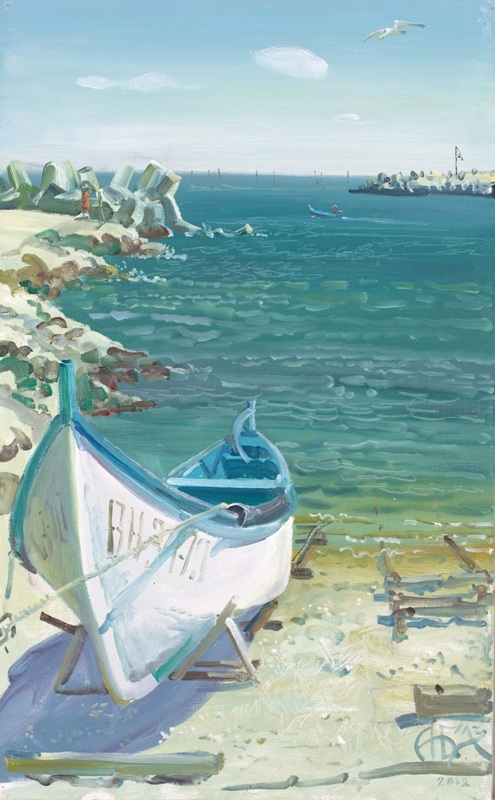 Базанов А. Лодка. Варна. 2012. х.м., 80х50