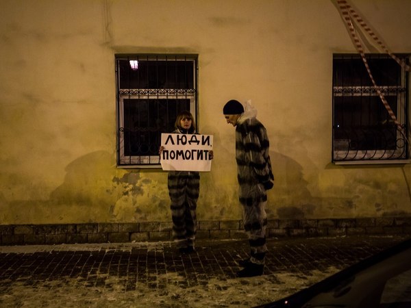 В Петербурге в УФСИН не поняли полосатый рейд от движения «Весна»