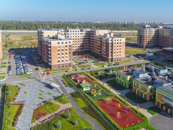 Бульвар Белых ночей в жилом комплексе NEWПИТЕР
