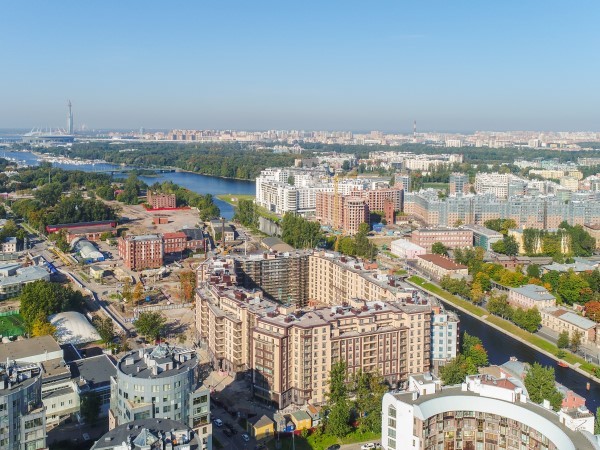 Жилой комплекс OSTROV готовится к сдаче
