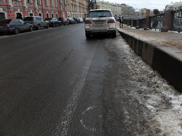 Велодорожки выключили на зиму