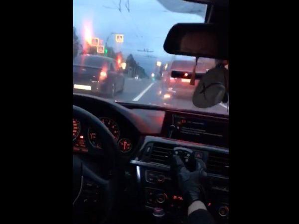 Как выглядит погоня за Land Cruiser из полицейского BMW: «Коля, жми!»