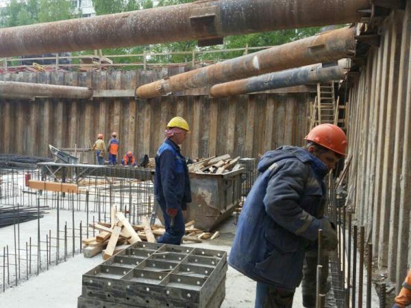 В MASTER Серебристый бульвар 19 завершаются подземные монолитные работы