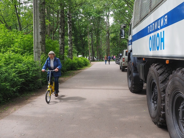В Удельном парке 50 человек боролись с "полицейским произволом"