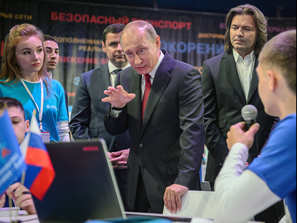 Путин и дети