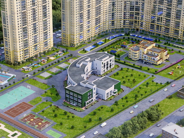 Копания «Северный город» рассказывает о новой школе в ЖК Green City