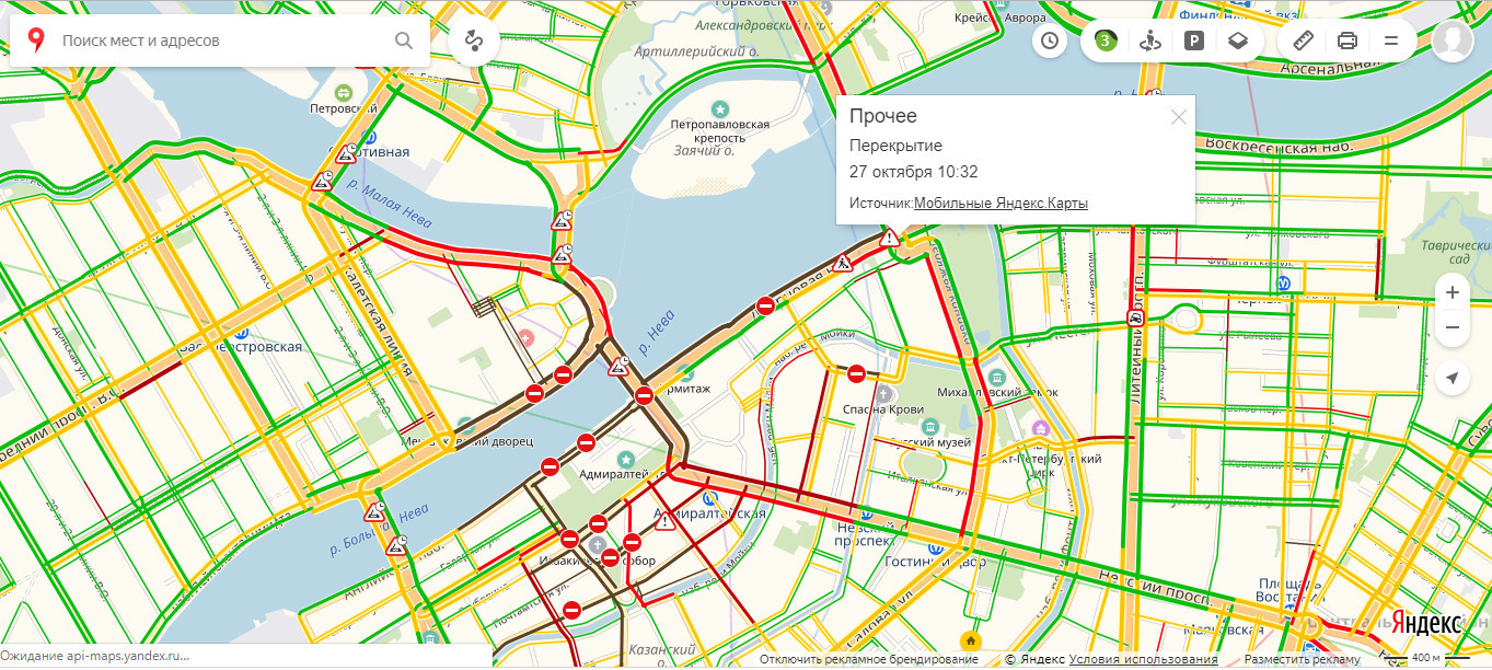 Схема перекрытия движения спб сегодня по часам