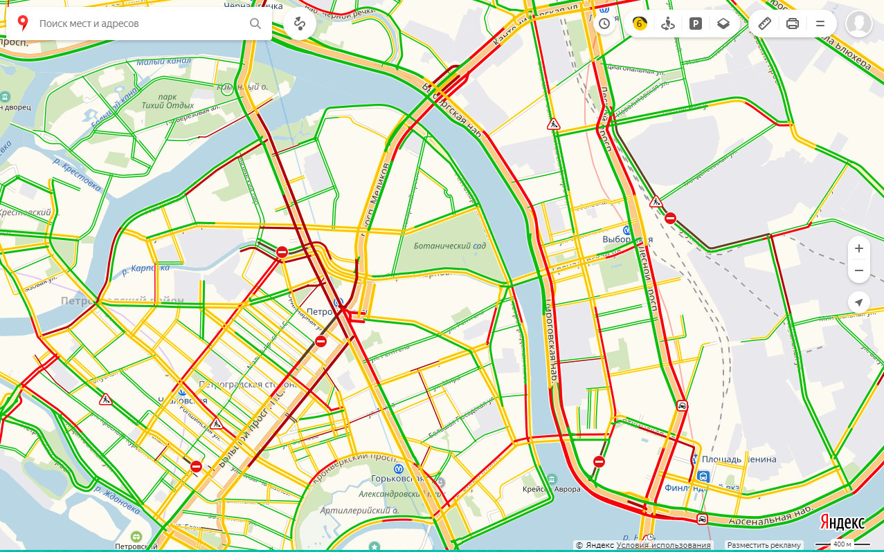 Карта дворов петроградки