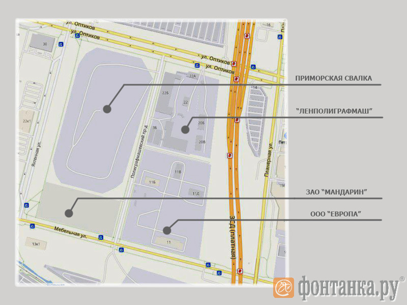 Карта помоек спб