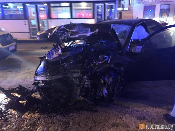 Один из водителей, попавших в смертельное ДТП на В.О., был пьян