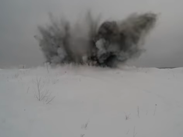 Минобороны опубликовало видео стрельб снарядами «Краснополь» на Лужском полигоне