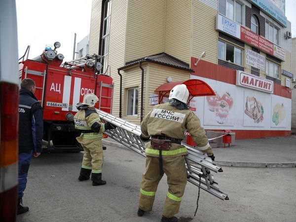 В Кургане рухнули перекрытия в «Магните»