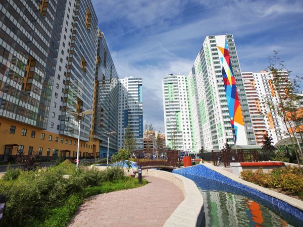 Во дворе ЖК «Граффити» появятся шесть континентов