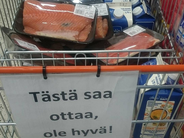 Зачем финские магазины бесплатно раздают еду