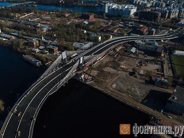 Мост Бетанкура и набережную Макарова откроют 13 мая в 9 утра