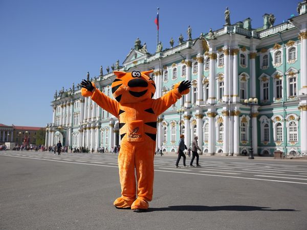 Кот-талисман Группы «Эталон» принял участие в Дне Эрмитажного кота