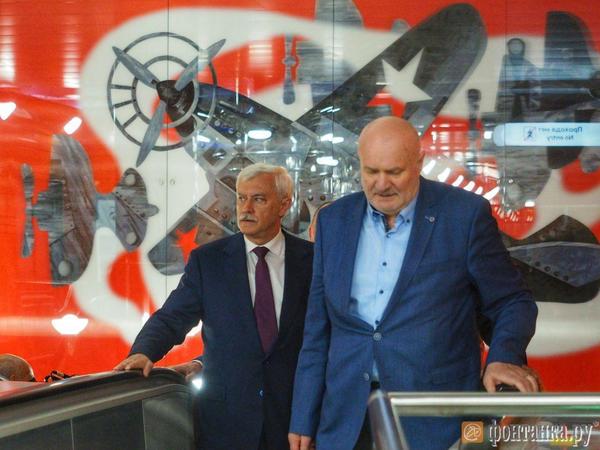 Губернатор Петербурга принял участие в церемонии открытия «Беговой» и «Новокрестовской»