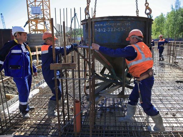 Первый бетон залит в фундамент ЖК «Охта Хаус» от «Эталон ЛенСпецСМУ»