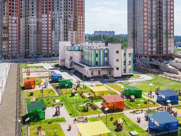 Setl City ввела в эксплуатацию детский сад c бассейном в ЖК «Невские паруса»