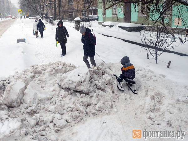 «Город у нас убирают хорошо»: Боты «из Приморья» пришли топить снег в Петербурге