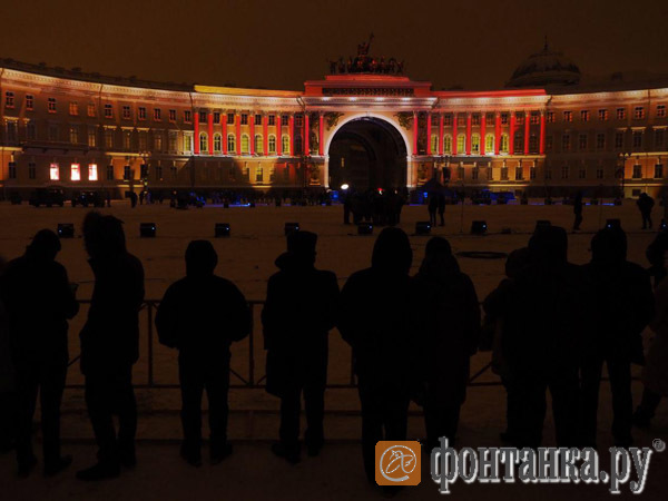 «Салют над Ленинградом». Прямой эфир с Дворцовой площади